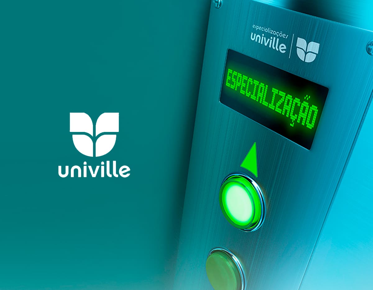 Univille Especializações, capa